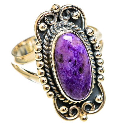 Charoite Rings handcrafted by Ana Silver Co - RING122272 - Photo 2