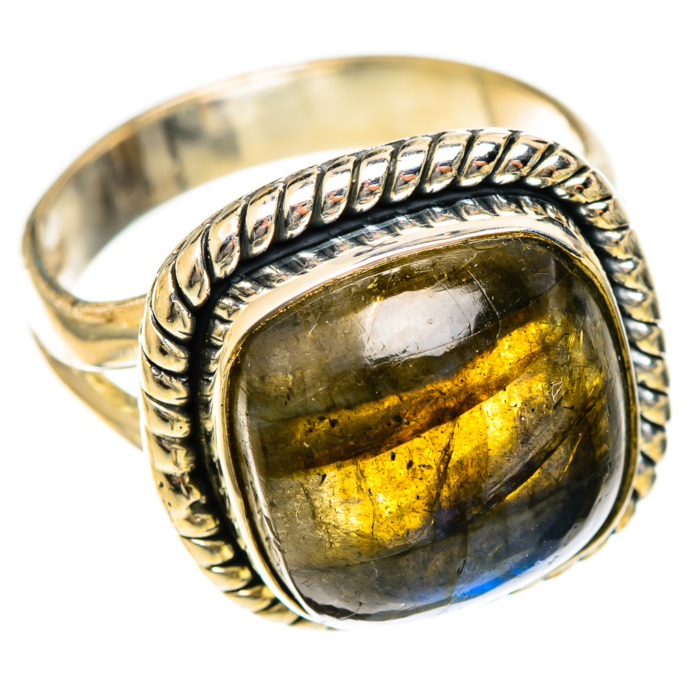Labradorite Rings handcrafted by Ana Silver Co - RING122279 - Photo 2