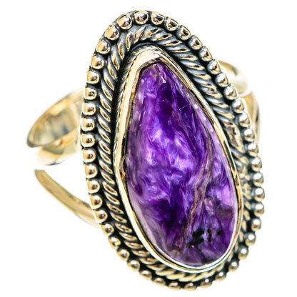 Charoite Rings handcrafted by Ana Silver Co - RING122295 - Photo 2
