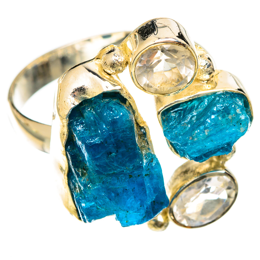 Apatite Rings handcrafted by Ana Silver Co - RING122302 - Photo 2