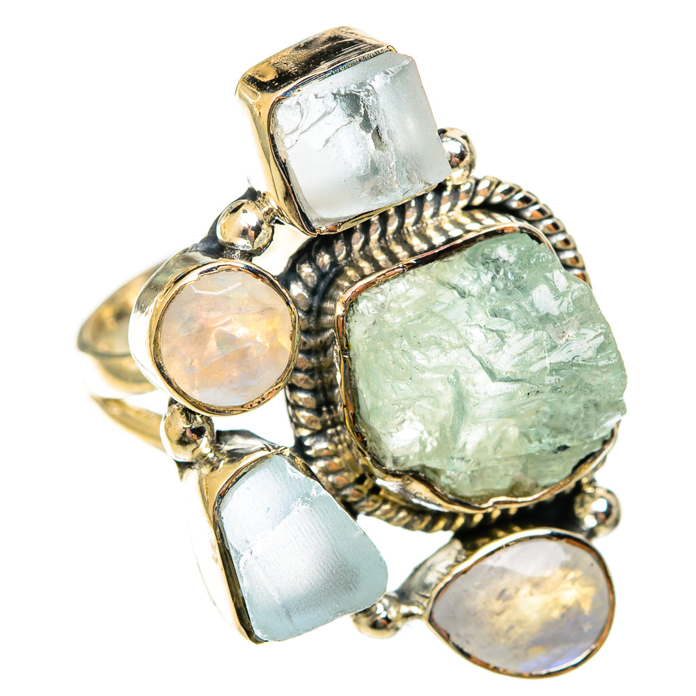 Aquamarine Rings handcrafted by Ana Silver Co - RING122304 - Photo 2