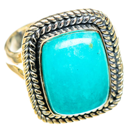 Amazonite Rings handcrafted by Ana Silver Co - RING122306 - Photo 2