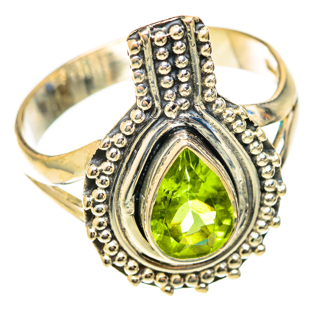 Peridot Rings handcrafted by Ana Silver Co - RING122310 - Photo 2