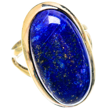 Lapis Lazuli Rings handcrafted by Ana Silver Co - RING122322 - Photo 2
