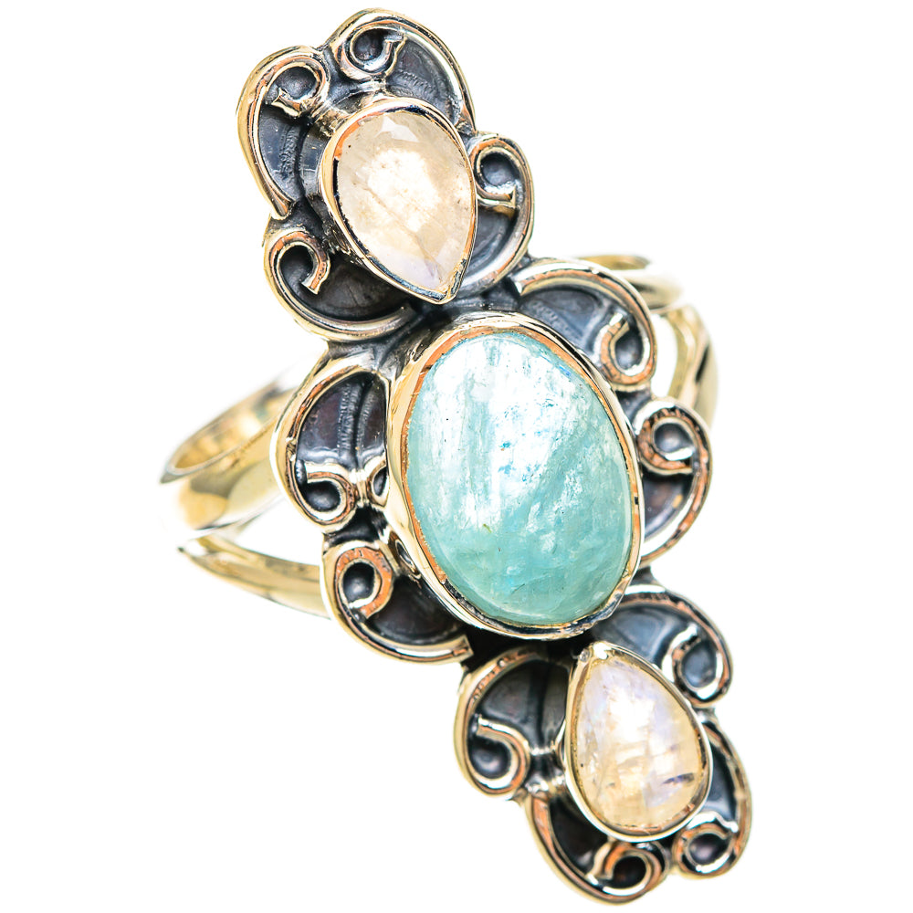 Aquamarine Rings handcrafted by Ana Silver Co - RING122337 - Photo 2