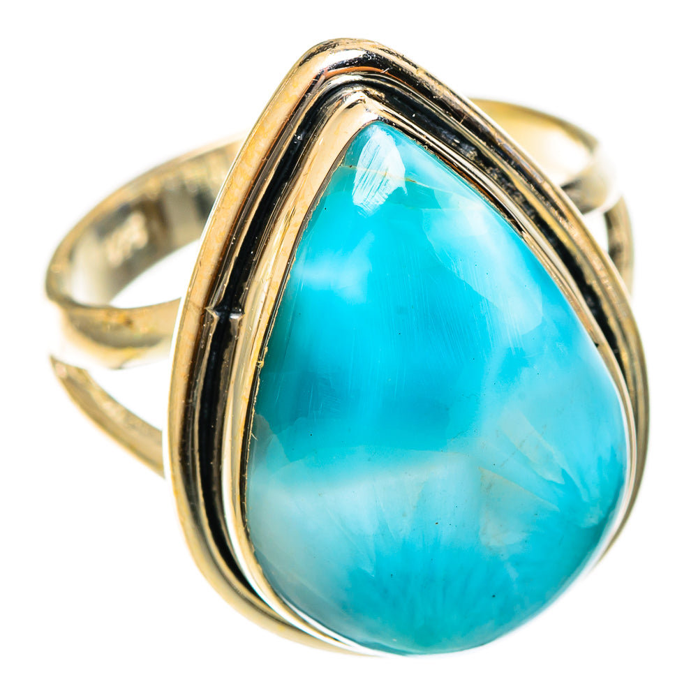 Larimar Rings handcrafted by Ana Silver Co - RING122341 - Photo 2