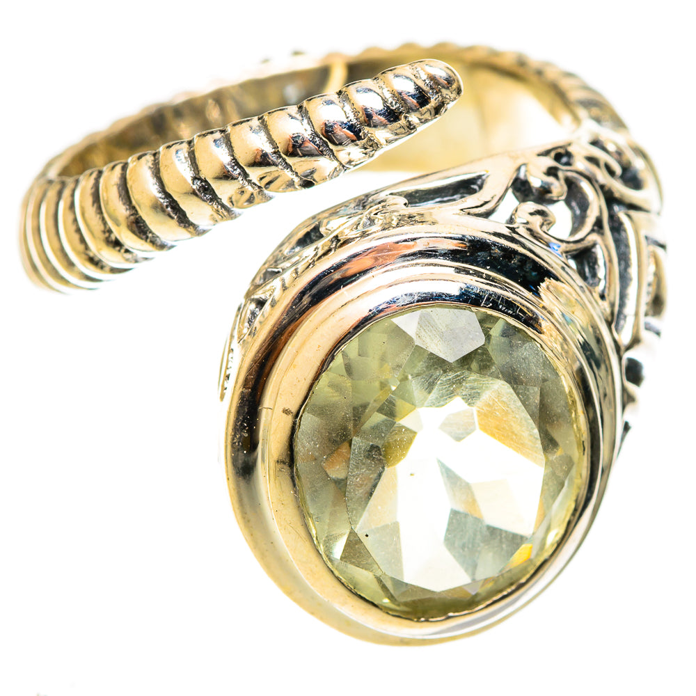 Green Amethyst Rings handcrafted by Ana Silver Co - RING122348 - Photo 2