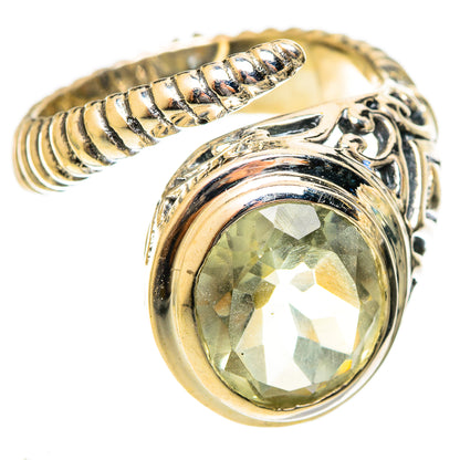 Green Amethyst Rings handcrafted by Ana Silver Co - RING122348 - Photo 2