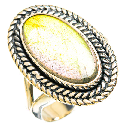 Labradorite Rings handcrafted by Ana Silver Co - RING122350 - Photo 2