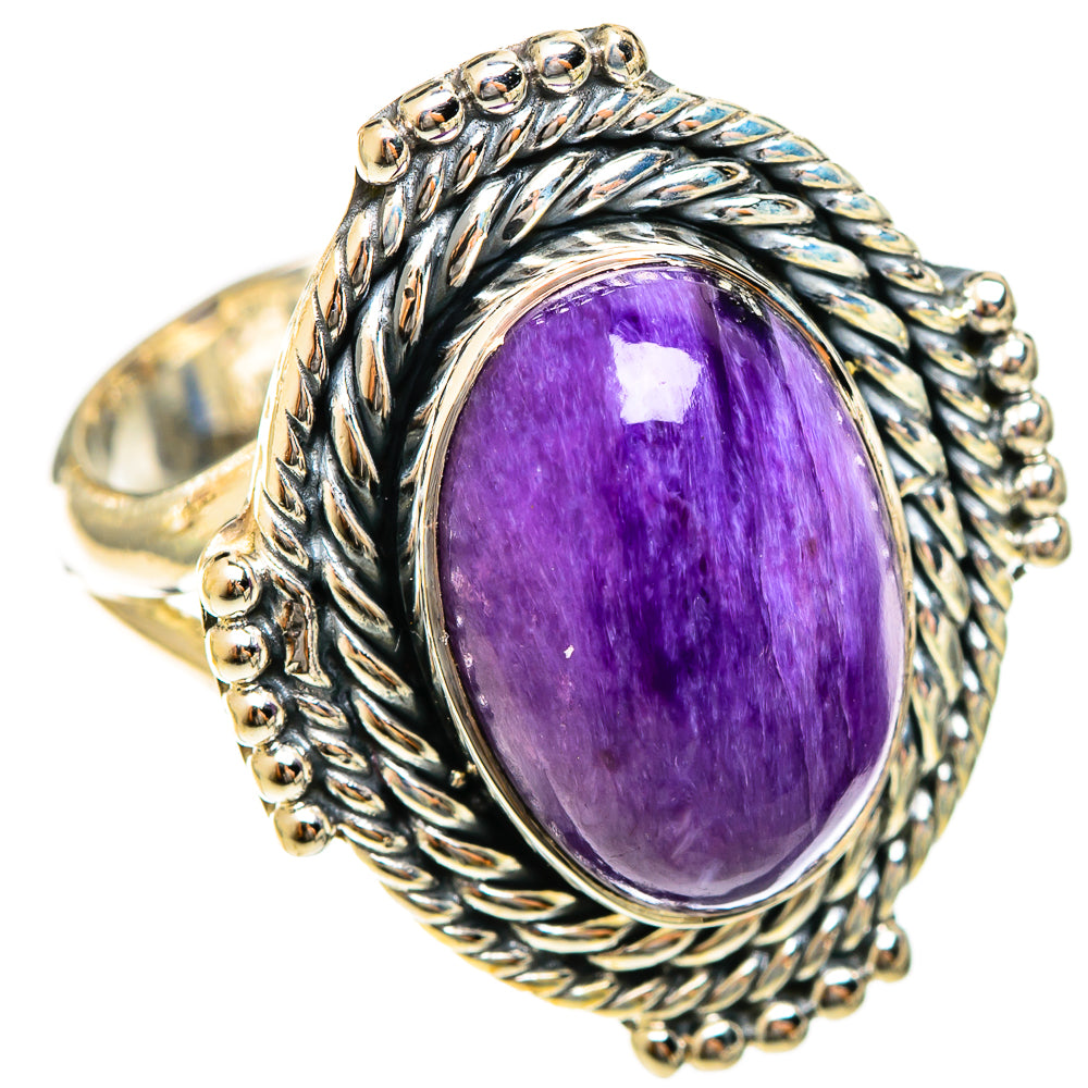 Charoite Rings handcrafted by Ana Silver Co - RING122352 - Photo 2