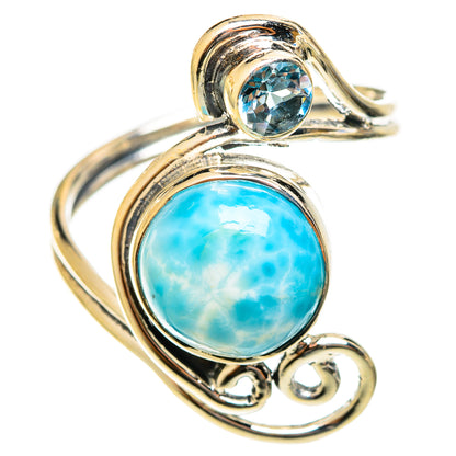 Larimar Rings handcrafted by Ana Silver Co - RING122358 - Photo 2