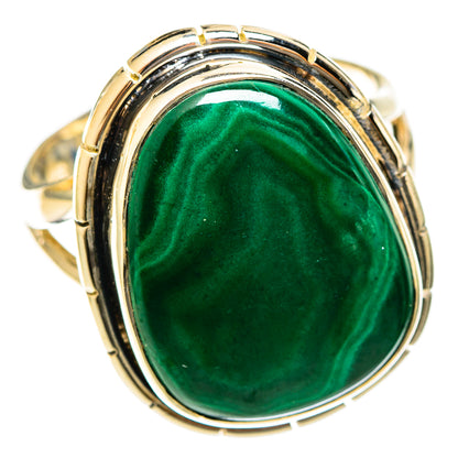 Malachite Rings handcrafted by Ana Silver Co - RING122363 - Photo 2