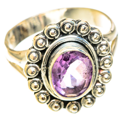 Amethyst Rings handcrafted by Ana Silver Co - RING122369 - Photo 2