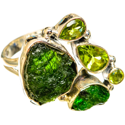 Chrome Diopside Rings handcrafted by Ana Silver Co - RING122389 - Photo 2