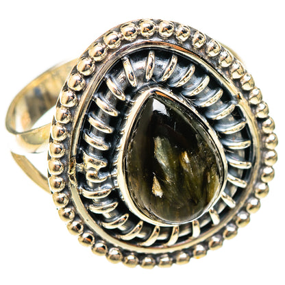 Seraphinite Rings handcrafted by Ana Silver Co - RING122390 - Photo 2