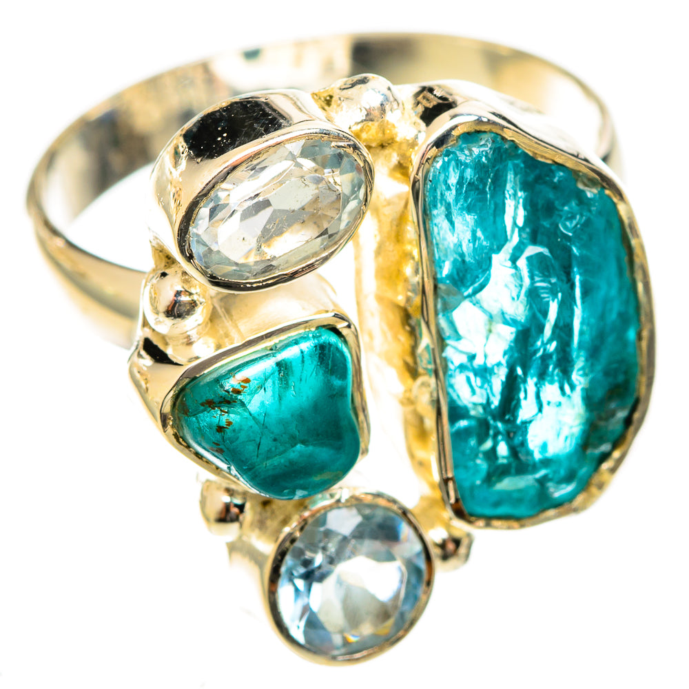 Apatite Rings handcrafted by Ana Silver Co - RING122398 - Photo 2