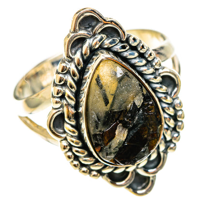 Astrophyllite Rings handcrafted by Ana Silver Co - RING122410 - Photo 2