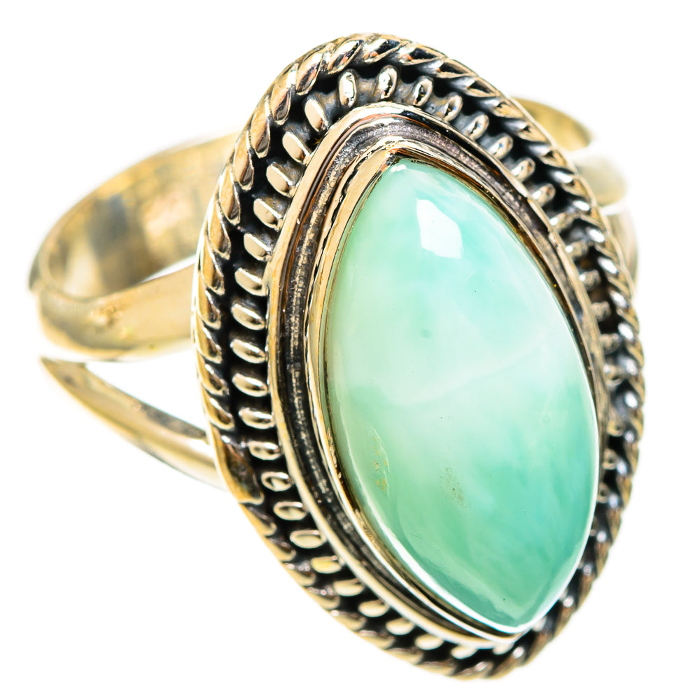 Larimar Rings handcrafted by Ana Silver Co - RING122418 - Photo 2