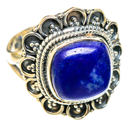 Lapis Lazuli Rings handcrafted by Ana Silver Co - RING122419 - Photo 2