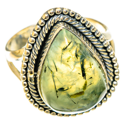 Prehnite Rings handcrafted by Ana Silver Co - RING122422 - Photo 2