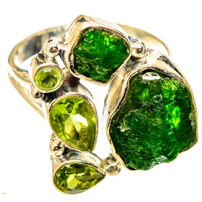 Chrome Diopside Rings handcrafted by Ana Silver Co - RING122430 - Photo 2