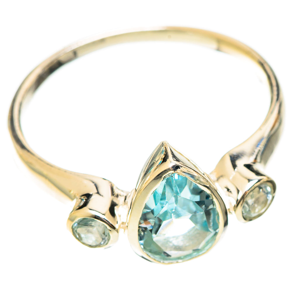 Blue Topaz Rings handcrafted by Ana Silver Co - RING122437 - Photo 2
