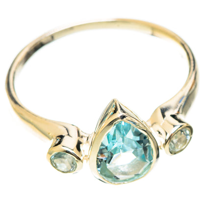 Blue Topaz Rings handcrafted by Ana Silver Co - RING122437 - Photo 2