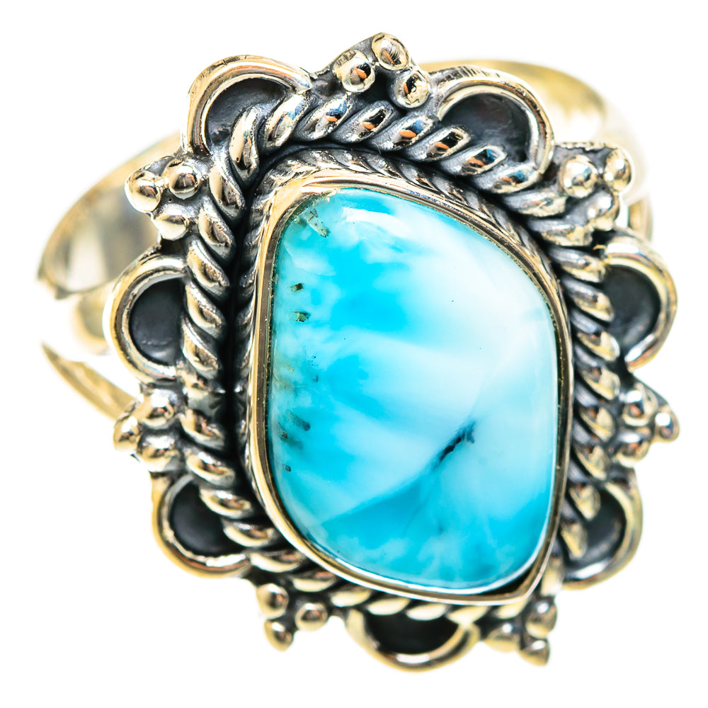 Larimar Rings handcrafted by Ana Silver Co - RING122438 - Photo 2