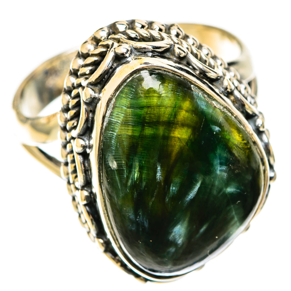 Seraphinite Rings handcrafted by Ana Silver Co - RING122443 - Photo 2