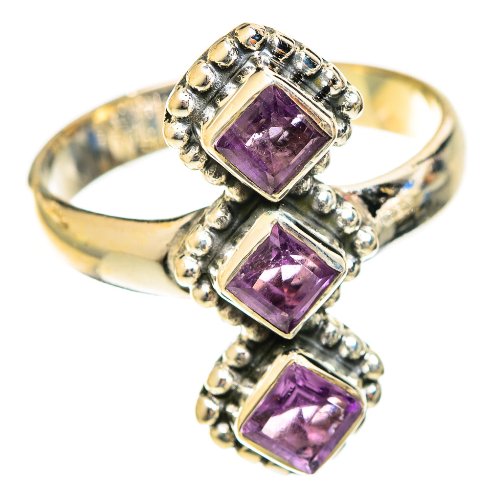 Amethyst Rings handcrafted by Ana Silver Co - RING122450 - Photo 2