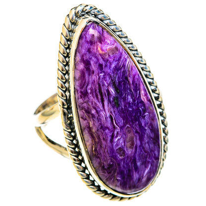 Charoite Rings handcrafted by Ana Silver Co - RING122452 - Photo 2