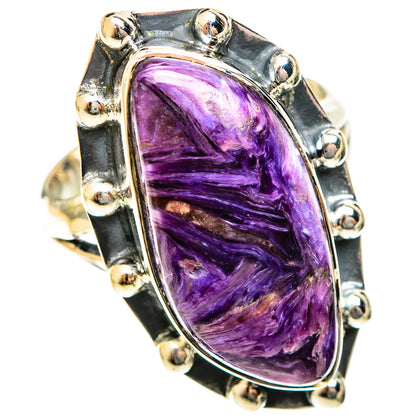 Charoite Rings handcrafted by Ana Silver Co - RING122454 - Photo 2