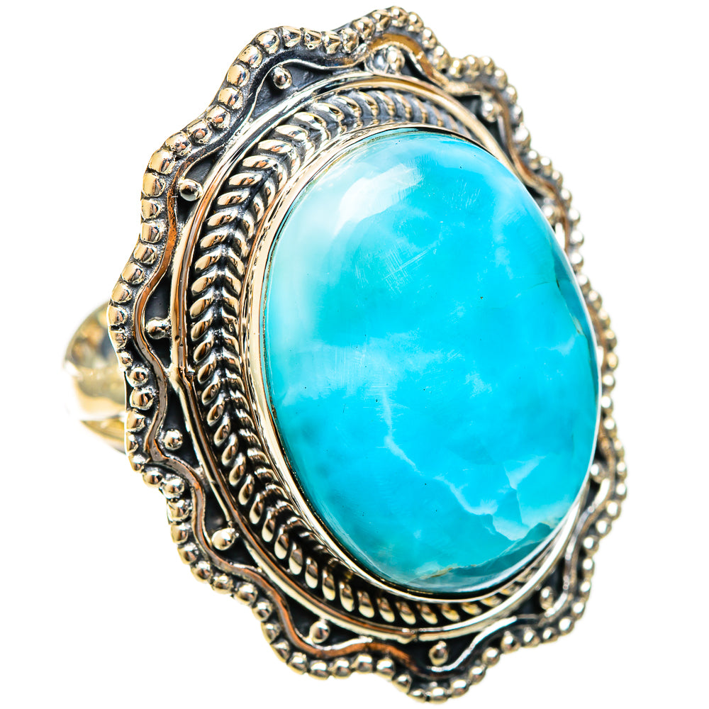 Larimar Rings handcrafted by Ana Silver Co - RING122464 - Photo 2