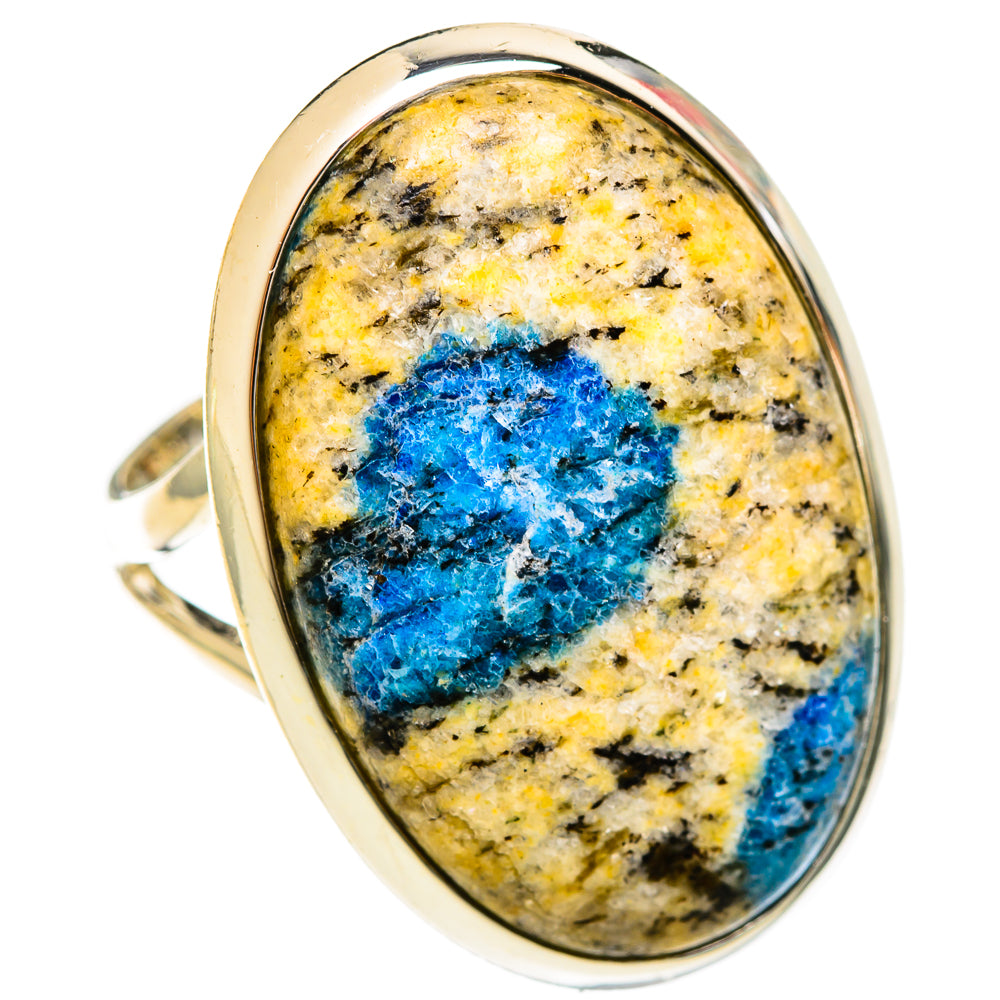 K2 Blue Azurite Rings handcrafted by Ana Silver Co - RING122468 - Photo 2
