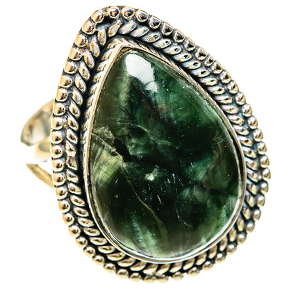 Seraphinite Rings handcrafted by Ana Silver Co - RING122479 - Photo 2