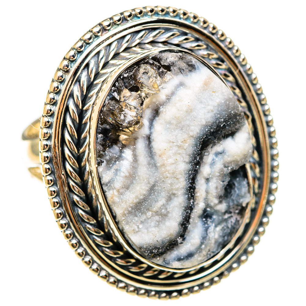Desert Druzy Rings handcrafted by Ana Silver Co - RING122500 - Photo 2