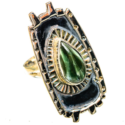 Seraphinite Rings handcrafted by Ana Silver Co - RING122515 - Photo 2