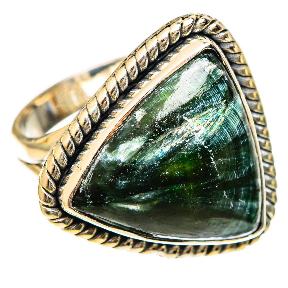 Seraphinite Rings handcrafted by Ana Silver Co - RING122516 - Photo 2