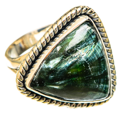 Seraphinite Rings handcrafted by Ana Silver Co - RING122516 - Photo 2