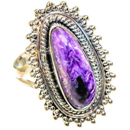 Charoite Rings handcrafted by Ana Silver Co - RING122526 - Photo 2
