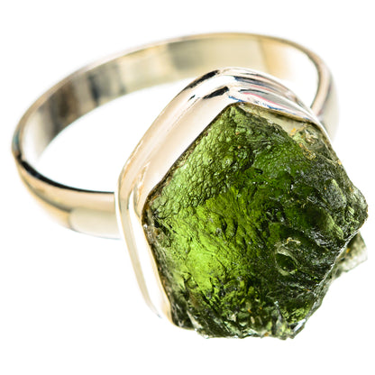 Czech Moldavite Rings handcrafted by Ana Silver Co - RING122544 - Photo 2
