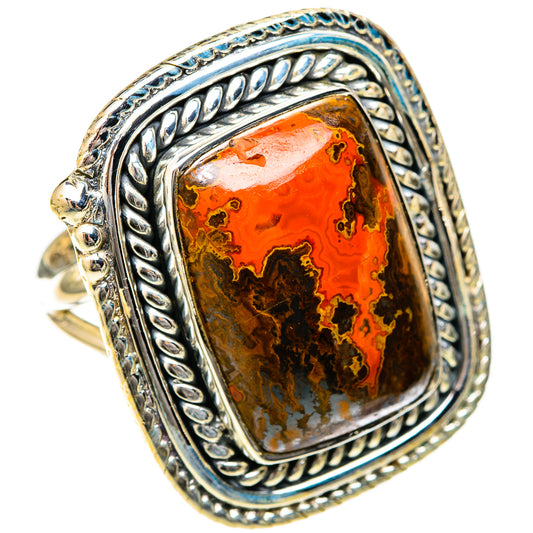 Moroccan Agate Rings handcrafted by Ana Silver Co - RING122547 - Photo 2