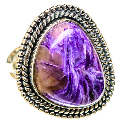 Charoite Rings handcrafted by Ana Silver Co - RING122548 - Photo 2