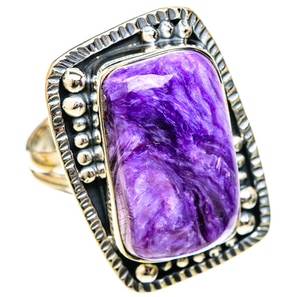 Charoite Rings handcrafted by Ana Silver Co - RING122550 - Photo 2