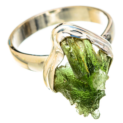Czech Moldavite Rings handcrafted by Ana Silver Co - RING122565 - Photo 2