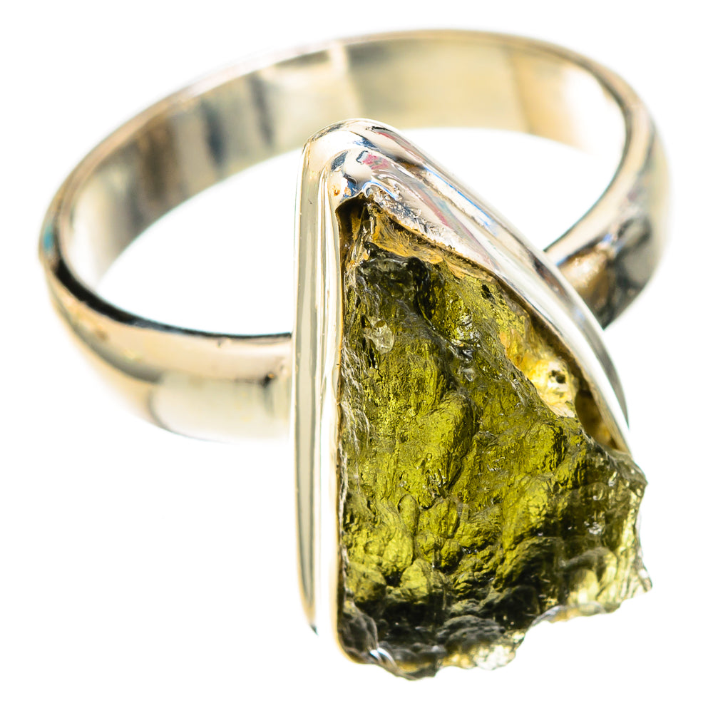 Czech Moldavite Rings handcrafted by Ana Silver Co - RING122566 - Photo 2
