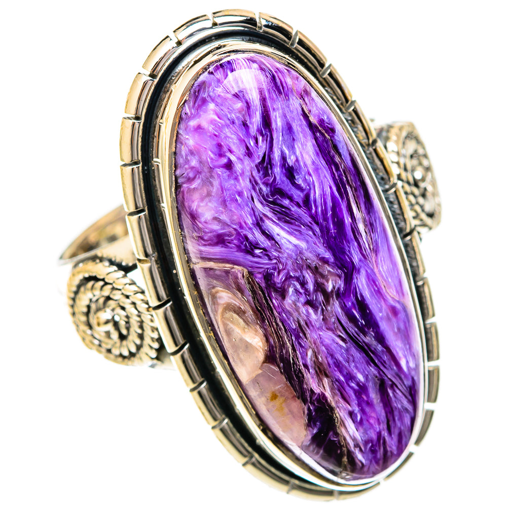 Charoite Rings handcrafted by Ana Silver Co - RING122569 - Photo 2
