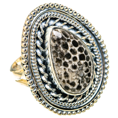 Stingray Coral Rings handcrafted by Ana Silver Co - RING122574 - Photo 2