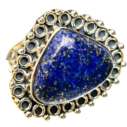 Lapis Lazuli Rings handcrafted by Ana Silver Co - RING122577 - Photo 2
