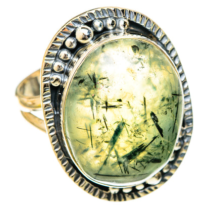 Prehnite Rings handcrafted by Ana Silver Co - RING122583 - Photo 2